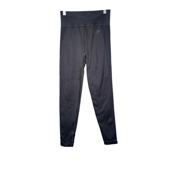 Gymshark High-Waisted Flex Leggings Womens Medium Black Training Running - Picture 1 of 5